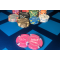 Poker chip values and colors showing standard casino chip denominations and a pink win derby chip for $5,000